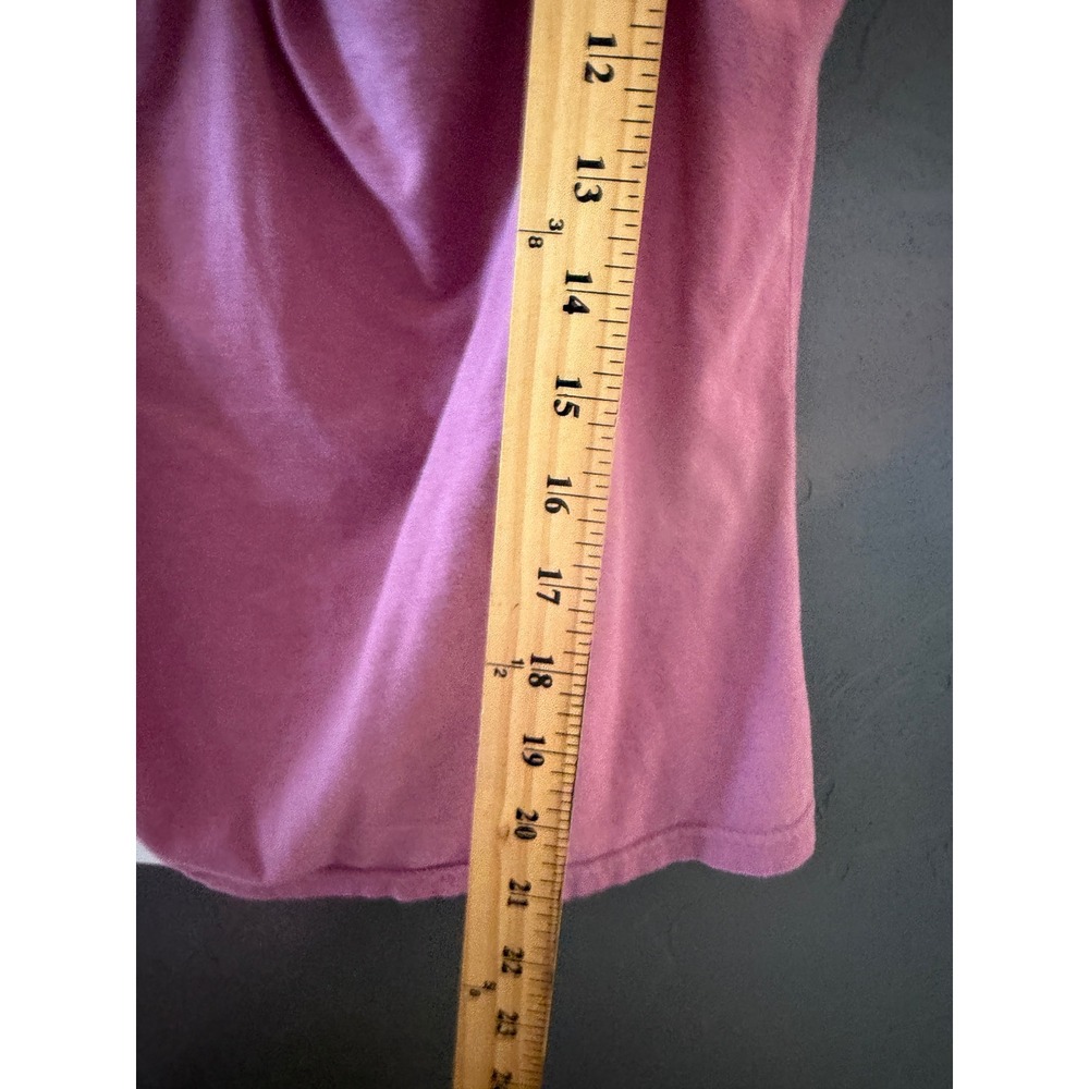 ana 2010s Pink Sequin V-Neck Cotton Tank Top Sleeveless Shirt‎ Large - Picture 4 of 8